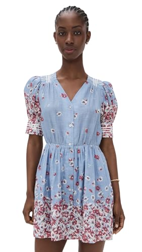 Sea Women's Whitney Print Puff Mini Dress