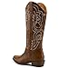 mysoft Women's Cowboy Boots Mid Calf Cowgirl Embroidered Western Pointed Toe Chunky Heel Pull On Knee High Boots