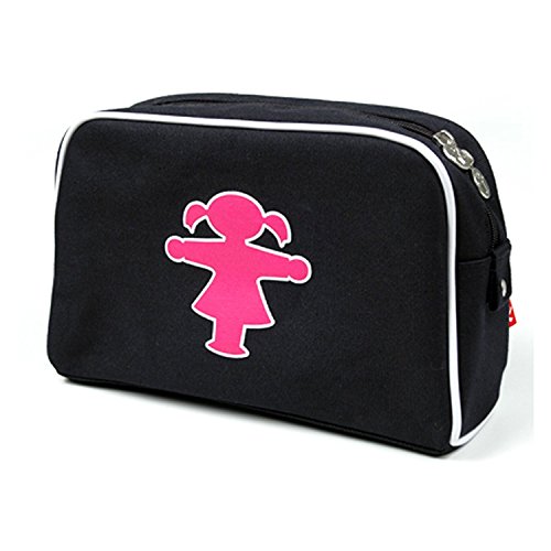 AMPELMANN make-up tas - versmaker verkeersmeisje zwart