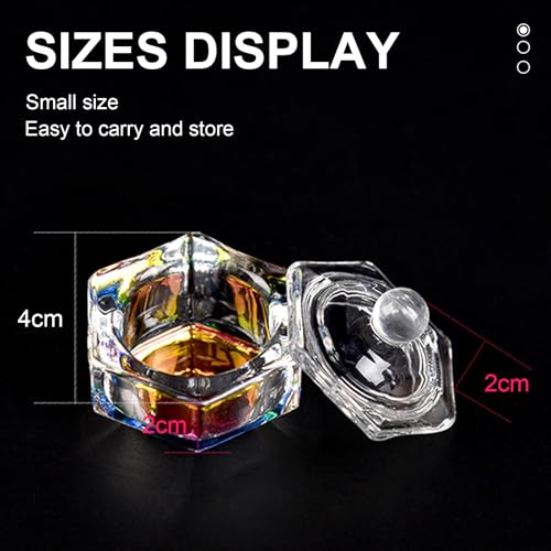 2 piezas receptáculo para uñas con tapa KAZIPOP miniatura 2