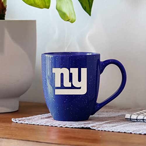 Image of Rico Industries NFL Football 16 oz Team Color Laser Engraved Speckled Ceramic Coffee Mug