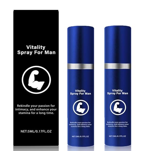 Erectboost Spray Für Man, Erektions Vitality Spray for Man, Verleiht Männlichen Charme Mit Schnell Wirkenden Ergebnissen, Klein und leicht zu tragen, 5ML (2)