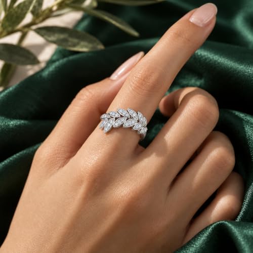 Image of KYAT 925 Sterling Silver Adjustable Ring for Women | Square Princess Cut Purple Amethyst Zircon Stone | Baguette CZ Side Stones | Valentine Gift, Birthday Gift for Girls | Free Size Ring