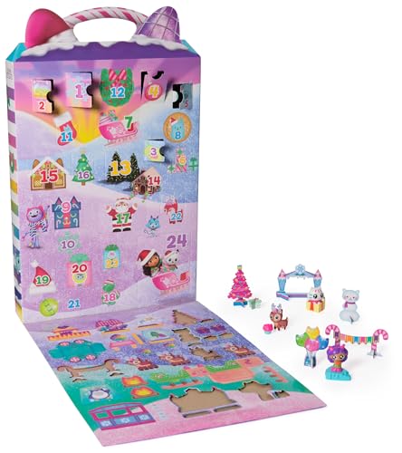 Gabby's Dollhouse, 2024 Party Advent Calendar with 24 Surprises, from 3 Years