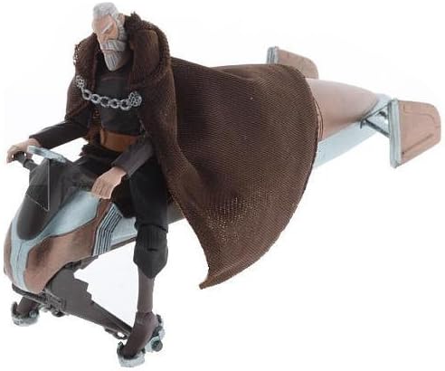 Star Wars Deluxe Speeder Bike with COUNT DOOKU Figure - Geonosian Darth Tyranus