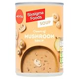 Sixsigma Foods Cream of Mushroom Soup (6 x 400g) - Ideal as a Warm Starter Rich, Velvety Blend of Cream & Mushrooms for a Comforting Classic Pasta Sauce Base or Hearty Meal (Case of 6)