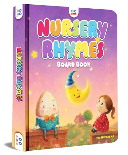 Image of Nursery Rhymes Book - Board Book for Kids | Premium Quality Classic Rhymes Book for Kids | Early Learning Activity Book | Ages: 2 - 6 Years | Two Brothers Publications