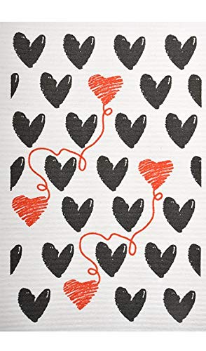 BLITZ German Ficken, Set of 3, Black Hearts