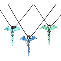 CVDYWDJIE Collar Que Brilla En La Oscuridad De 3 Piezas, Collar