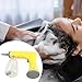 FashionCha Foam Machine USB Charging Hair Styling Tool Easy to Use Dispenser Hot Lather Machine Lather Maker for Barber Shop Home Salon, yellow