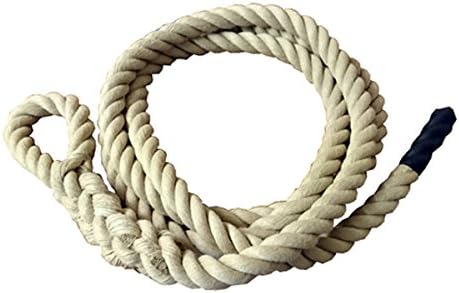 Fitrope - Gym Climbing Rope – 28mm Synthetic Gym Rope with Soft Eye 3m