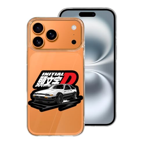 iPhone17ProMax�p�P�[�X �N���A ������d �C�j�V���� D ae86 �ϏՌ� �A�C�t�H��17Pro Max�p�J�o�[ �y���^ case ���C�����X�[�d�Ή� ����~�� �����h�~ TPU�o���p�[ ���� �X�}�z�P�[�X