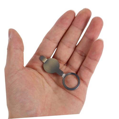SHINEOFI 4pcs Cubierta de Mirilla de Cobre Protectora de Privacidad y Seguridad para Puerta, Fácil Instalación, Alta Definición, Compatible para Interior y Exterior miniatura 3