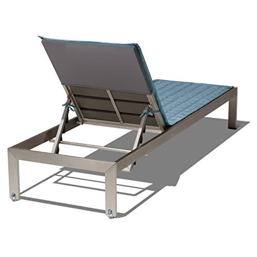Duck Covers Weekend Water-Resistant Patio Chaise Slipcover, 80 X 26 Inch, Blue Shadow, Chaise Lounge Covers Outdoor #TOP1
