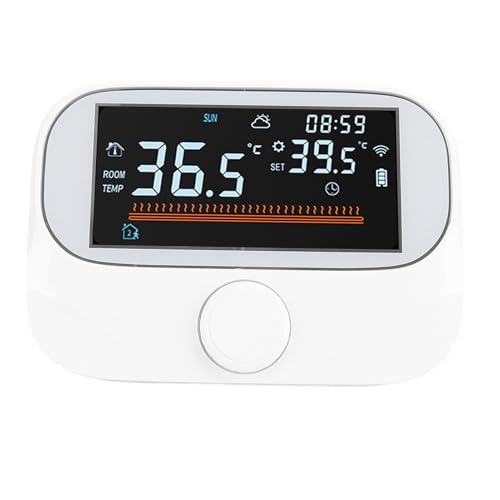 Thermostat de pièce sans fil LCD programmable connecté pour maison intelligente - 6