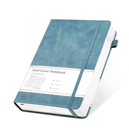 CAGIE Lined Journal Notebook, 320 Pages College Ruled...