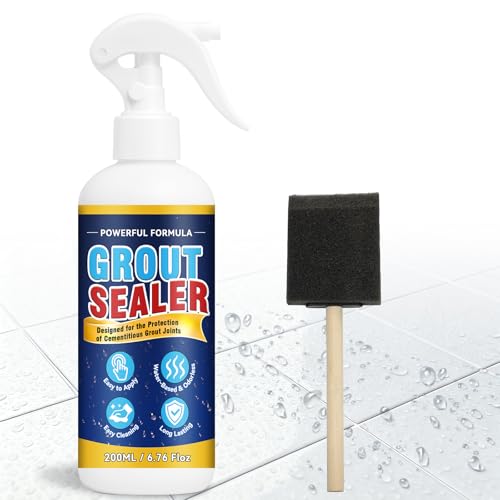 Grout Sealer, Waterproof Grout Sealer for Shower...