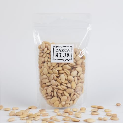 CASCA RIJA: Almendras Naturales Sin Piel 500g | Sin Aceite, Sin Conservantes y Sin Sal Añadido | 100% Natural, Vegano