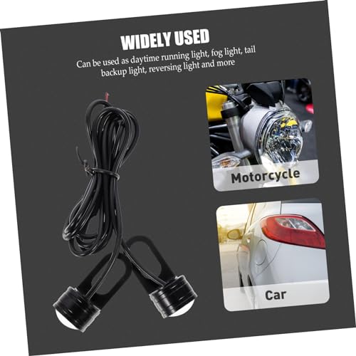 ULTECHNOVO 4 Pcs luz diurna luz olho de águia luz de circulação diurna faróis de neblina para carros