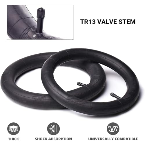 Image of 12.5 x 2.5 /2.75 /3.0 Scooters Replacement Tubes Inner Tube with TR13 Stem for Razor Pocket Mod (Bella, Betty, Bistro, Daisy, Hannah, Sweet Pea), Currie, and Schwinn GT