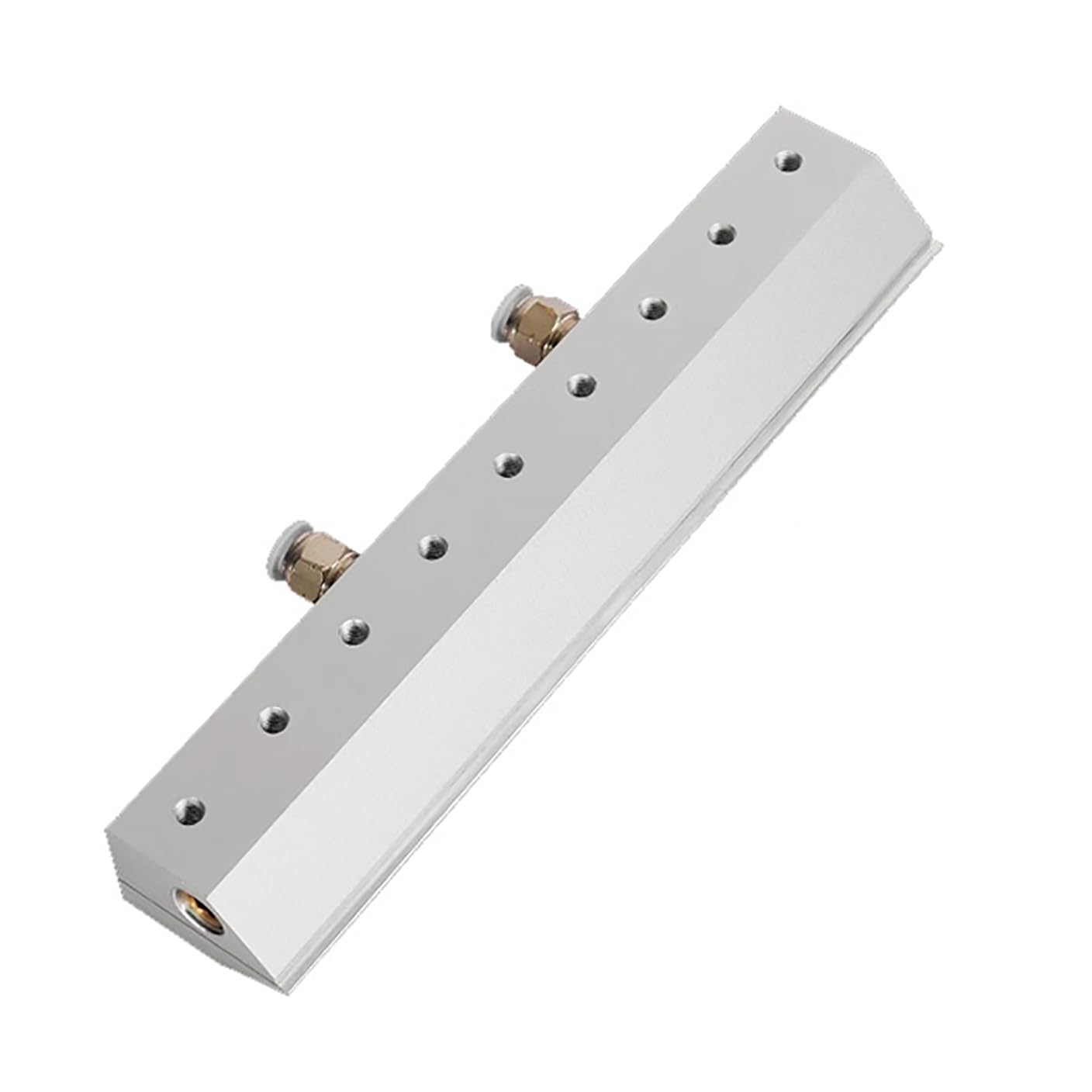 MiBoce Aluminum Alloy Air Blade, Dust Blowing Air Knife, Production Line Water And Dust Removal Air Curtain Isolation, 0.05mm Narrow Slit, Low Noise And Strong Blow Drying, Use With 250mm
