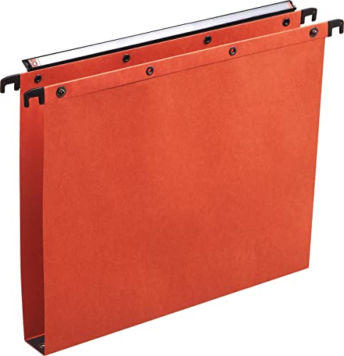 Dossiers suspendus A4 Elba Ultimate orange fond 30mm pour tiroir de bureau
