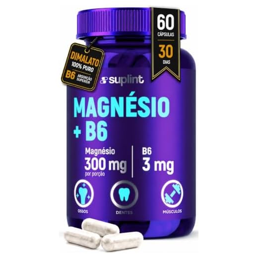 Dimalato De Magnésio Com Vitamina B6