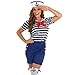 Fun Shack Azul Marinero Disfraz para Mujeres - M