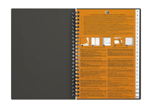 Adressbuch Oxford International A5 für mehr als 100 Kontakte