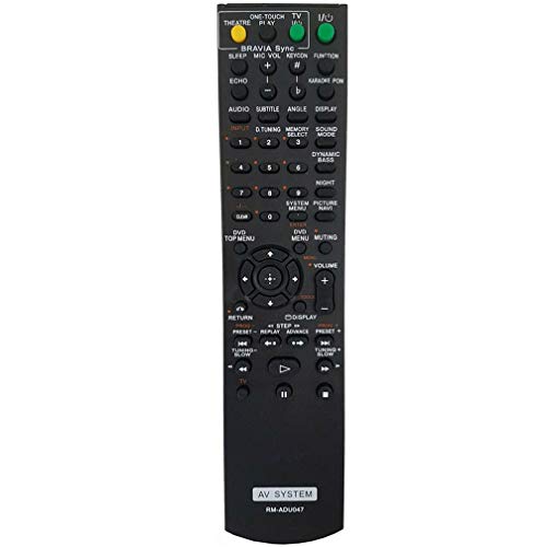 New RM-ADU047 Remote fit for Sony DVD Home Theater AV System DAV-DZ280 DAV-DZ660