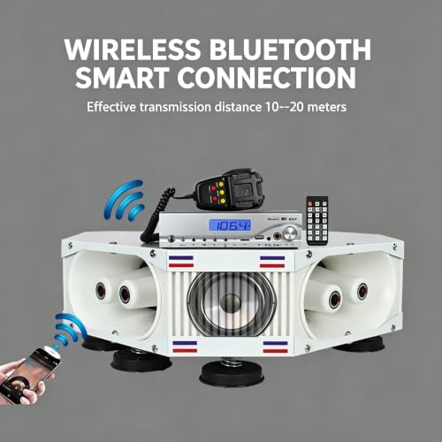 Altavoz publicitario para techo de coche MObyat con sonido 360° de 4 vías 4