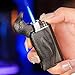 Windproof Butane Lighter, Soft Flame + Jet Blue Flame, Penguin Shape, Zinc Alloy 3D Die-cast, Recirculating Inflation, Flame Adjustment, Gift(Silver)