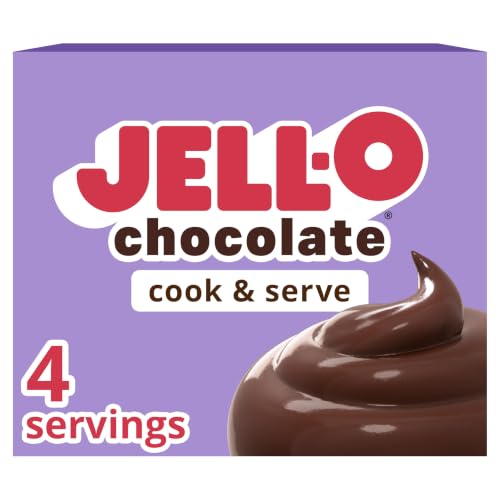 Jell-O Cook & Serve Pudding & Pie Filling, Chocolate, 3.4 oz