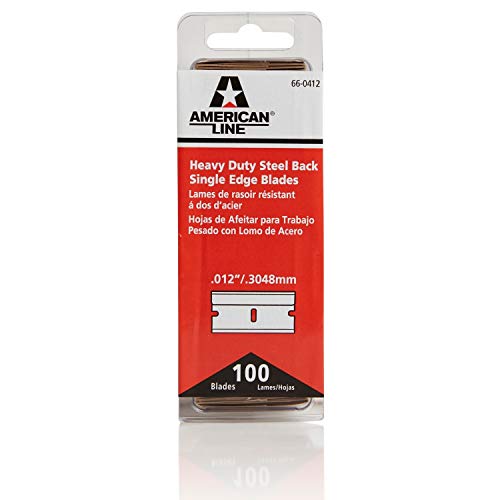 American line single edge razor blades - 100-pack - 0.012" h…