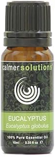 Calmer Solutions | Eucalyptus - 10ml | Congestion, Colds, Fever, muscular pain |Pure 100% UK Sourced Natural Essential Oils | Professional or Home use | Diffusers, Humidifiers, Candle making & More