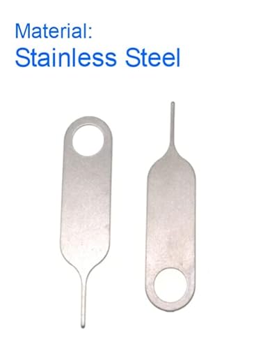 2 Pack Phonsun Universal Sim Card Tray Removal Tool Sd Opening Eject Pin Fits Keyring For Iphone Ipad Samsung Galaxy Google Pixel Motorola Phones (Key Ring Is Not Included) #TOP4