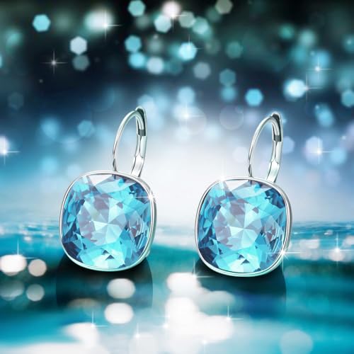 XUPING Peacock Green Crystal Earrings Emerald Cubic Zirconia Rhinestone CZ Dangle Drop Earring For Women Fashion Jewelry3