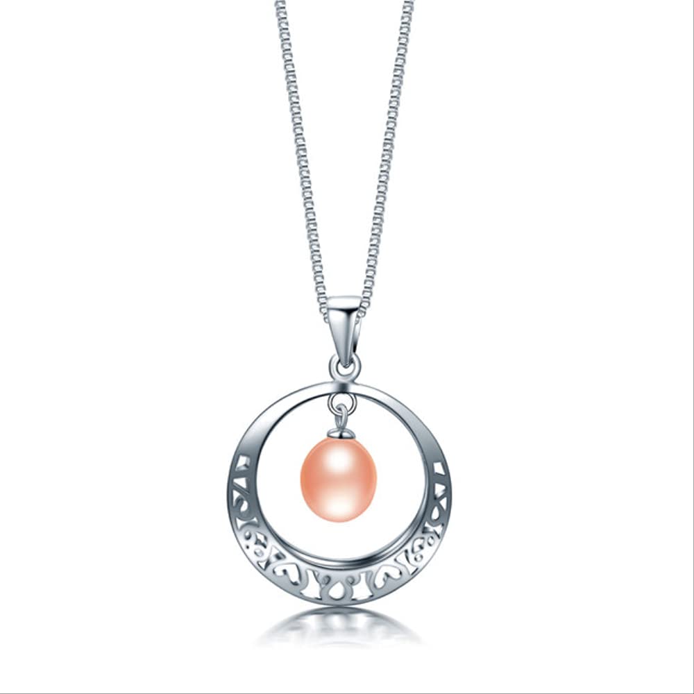 Pendentif perles d'eau douce ovale pour un cadeau d'anniversaire mémorable