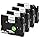 Labelife 9mm Label Tape TZe-221 Replace for Brother P Touch TZe TZ Tape 9mm 0.35 Laminated White Label Tape TZe221 Work for B