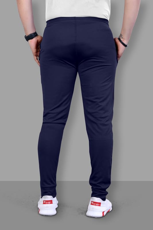 Image of NoseQueen Regular Track Pants for Man | Men Trackpant | Night Pants for Man with with Zippered Pockets, Drawstring Waist