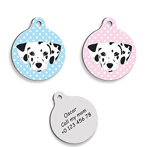 Get the DALMATIANS Personalized Dog Tag Custom Name Tag ID Tag for