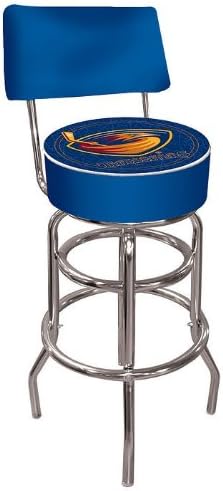 NHL Atlanta Thrashers Padded Bar Stool with Back