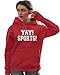 Go All Out XX-Large Red Mens Yay! Sports! Funny Non Sports Fan Sweatshirt Hoodie