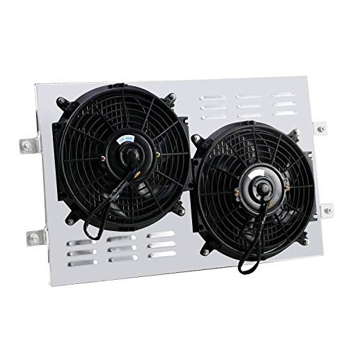 Kuuhlersat Aluminum Radiator Shroud Fan Relay For 1972-1986 Jeep Cj Cj5 Cj6 Cj7 / Scrambler 5.0L 4.2L 3.8L #TOP2