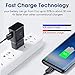 Adaptive Fast Charger kit with USB Type C Cable Compatible Samsung Galaxy S21 /S21 Ultra 5G / S10 /S20 / S10e / S9 /S8 / Plus/Edge/Active/Note 8/9 / 20/10, Wall Plug Power Adapter Cord (2 Pack)