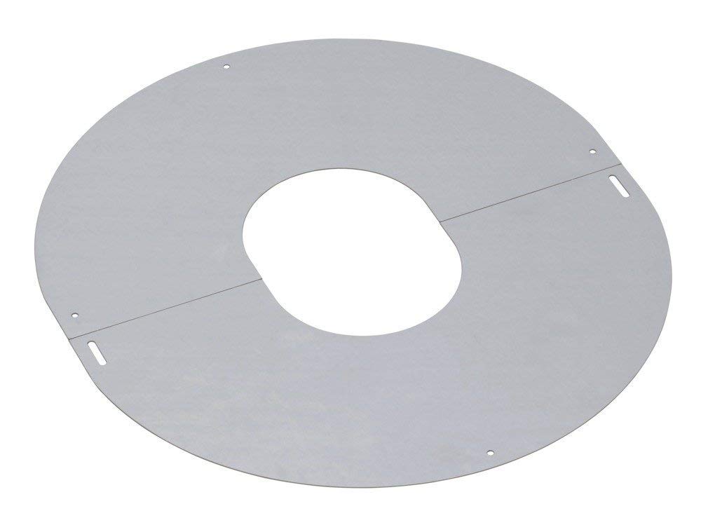 Plaque de propreté PGI , pente 0-​10°, diamètre 80/​130 mm Réf. PPI 0/​10° 80PGI / 37080425