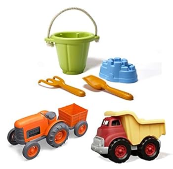 Product Bundle Green Toys Tractor Book