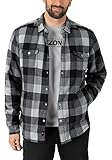 schöne Jacke Timezone Herren Overshirt, Black Check, M