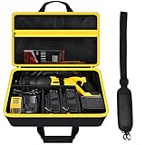 Steadtep Soft Carrying Bag Compatible with DEWALT 20V MAX Reciprocating Saw DCS367B / DCS387B, 20v Max Cordless Tools Storage Carrying Case Cover for Blades, Batteries and Accessories (Box Only)