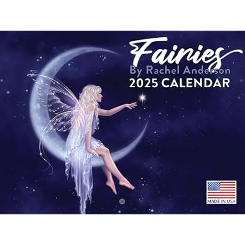 Rachel Anderson 2025 Fantasy Wall Calendar Cover